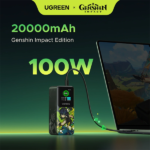 UGREEN 20000mAh 130W Genshin Impact Edition Smart Display Fast Charging Power Bank – PB721 – 35524GI – 1 Year Warranty - Image 2