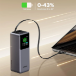 UGREEN 20000mAh 165W Nexode Smart Display Power Bank with Retractable Cable ( CCC version) – PB726 – 95670B – 1 Year Warranty - Image 2