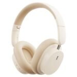 Baseus Bowie D05 Wireless Headphones Noice Reduction 70Hr Battery Creamy-white – NGTD020202 – 1 Year Warranty