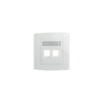 ORANGE 2PORT FACE PLATE (100002-WH)