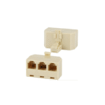 SPLITTER RJ11 3WAY COUPLER - MALE