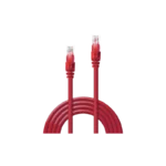 PATCH CODE CABLE CAT5 3M RED