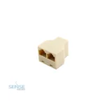 RJ 45 CONNECTOR COUPLER 2 N 1