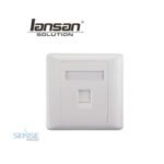 FACE PLATE - LANSAN 1 PORT  FLAT (LFP001)