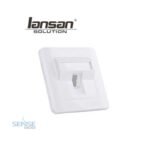 FACE PLATE - LANSAN 1 PORT  45 DEGREE INNER(LFP01)