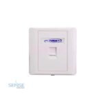 RJ45 FACE PLATE SINGLE  AMP