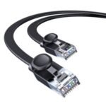Baseus 2m CAT 6 Cable -High Speed Six types of RJ45 Gigabit Network Cable (flat cable) Black –  1 Year Warranty