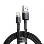 Baseus Cafule 2 Meter Nylon Braided Cable USB To Lightning QC3.0 1.5A – 1Y