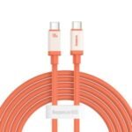Baseus 0? Series 2m Type-C to Type-C 100W Fast Charging Data Cable – Canyon Coral – 1Y