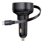 Baseus 60W Enjoyment Pro Car Charger C+Retractable Type-C Cable