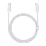 Baseus Dynamic Series 1m Fast Charging Data Cable Type-C to Type-C 100W White – CALD000202 – 1 Year Warranty