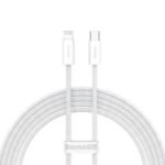 Baseus Dynamic Series 2M Fast Charging Data Cable Type-C to Lightning 20W White – CALD000102 – 1 Year Warranty