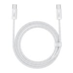 Baseus Dynamic Series 2m Fast Charging Data Cable Type-C to Type-C 100W White – CALD000302 – 1 Year Warranty