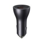 Baseus Golden Contactor Pro Triple Fast Charger Car Charger 65W U+C+C Dark Gray