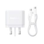 Baseus Palm Fast Charger 2C+U 65W UK Moon White