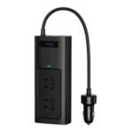 Baseus Power Inverter Pro 150W Car Current Converter – Black- 1 Year Warranty
