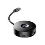Baseus USB-A to USB-A Hub  Air Joy / Round Box Adapter Black – 1 Year Warranty