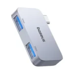 Baseus UltraJoy Series 2-Port HUB (Direct-Link Type) – Space Grey