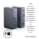 Baseus UnionJoy Pro (EU PIN) – 17-Port Four-Screen Multifunctional HUB Docking Station