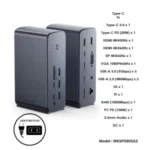Baseus UnionJoy Pro (US/CA Pin) – 17- Port Four-Screen Multifunctional HUB Docking Station