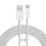 Baseus Dynamic Series 2M 100W Fast Charging Data Cable USB to Type-C  White – CALD000702- 1 Year Warranty
