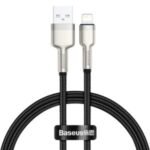 Baseus Cafule Series 25CM Short USB to Lightning Metal Data Cable  2.4A  – 1Y