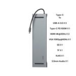 Baseus 11-in-1 Enjoyment Series Type-C Notebook Multi-functional Hub – CATSX-G0G- 1Y