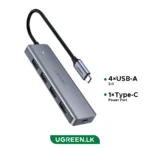 UGREEN 4 – Port USB 3.0 to Type -C HUB – CM219 – 70336 – 1 Year Warranty