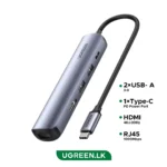 UGREEN 5 – in – 1 Type C HUB – CM418 – 10919 – 1 Year Warranty