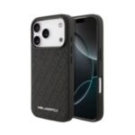 Karl Lagerfeld Magsafe PU Full Wraped Case for iPhone 17 Pro Max – Black