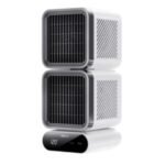 Remax RS-ZF12 Dual Turbo Oscillating Desk Fan – White