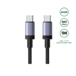 UGREEN 1 Meter 240W Type-C to Type-C PD N Fast Charging Cable – L532 – 65907 – 1 Year Warranty