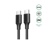 UGREEN 2 Meter 60W Type-C to Type-C 2.0 Cable – US286 – 10306 – 1 Year Warranty
