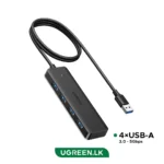 UGREEN 4 – Port  1 Meter USB 3.0 5Gbps Hub – CM219 – 35574 – 1 Year Warranty
