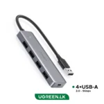 UGREEN 4-Port USB3.0 5Gbps Hub with Type-C Power Port – CM219 – 50985 – 1 Year Warranty