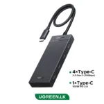 UGREEN 5 – in – 1 Type-c to 4 x Type-C 3.2 Gen2 speed up to 10Gpbs With PD Hub – CM806 – 55334 – 1 Year Warranty