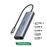 UGREEN 6 – in -1 Type-C Hub – CM512 – 45320 – 1 Year Warranty