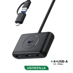 UGREEN 4 – Port USB 3.0 Hub with USB-C Port 1 Meter CR113 – 40850 – 1 Year Warranty