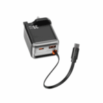 Wiwu WI-G029 Helix 35w PD+QC Gan Fast Charger Black