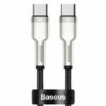 Baseus Cafule Series 2M Metal Data Cable Type-C to Type-C 100W Black – CATJK-D01 –   1 Year Warranty