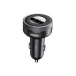 Baseus Enjoy Car Wireless MP3 Charger (Wireless 5.0+5V/3.4A) Black – CCLH-01 – 1 Year Warranty