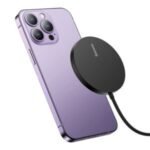 Baseus Simple Mini 3 Magnetic Wireless Charger Suit for iPhone 12/13/14/15 Black – 1 Year Warranty