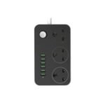 LDNIO SC3604 3 Power Socket + 6 USB Extension Power Cord