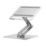 Wiwu S801 Rotative Foldable Laptop Stand Silver
